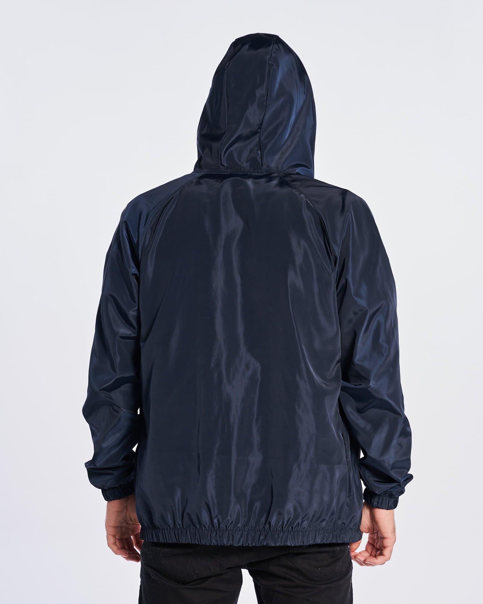 WAVE JACKET WATER REPELLENT 黒　BLACK Jaqueta Corta Vento Wave Impermeável - Marinho
