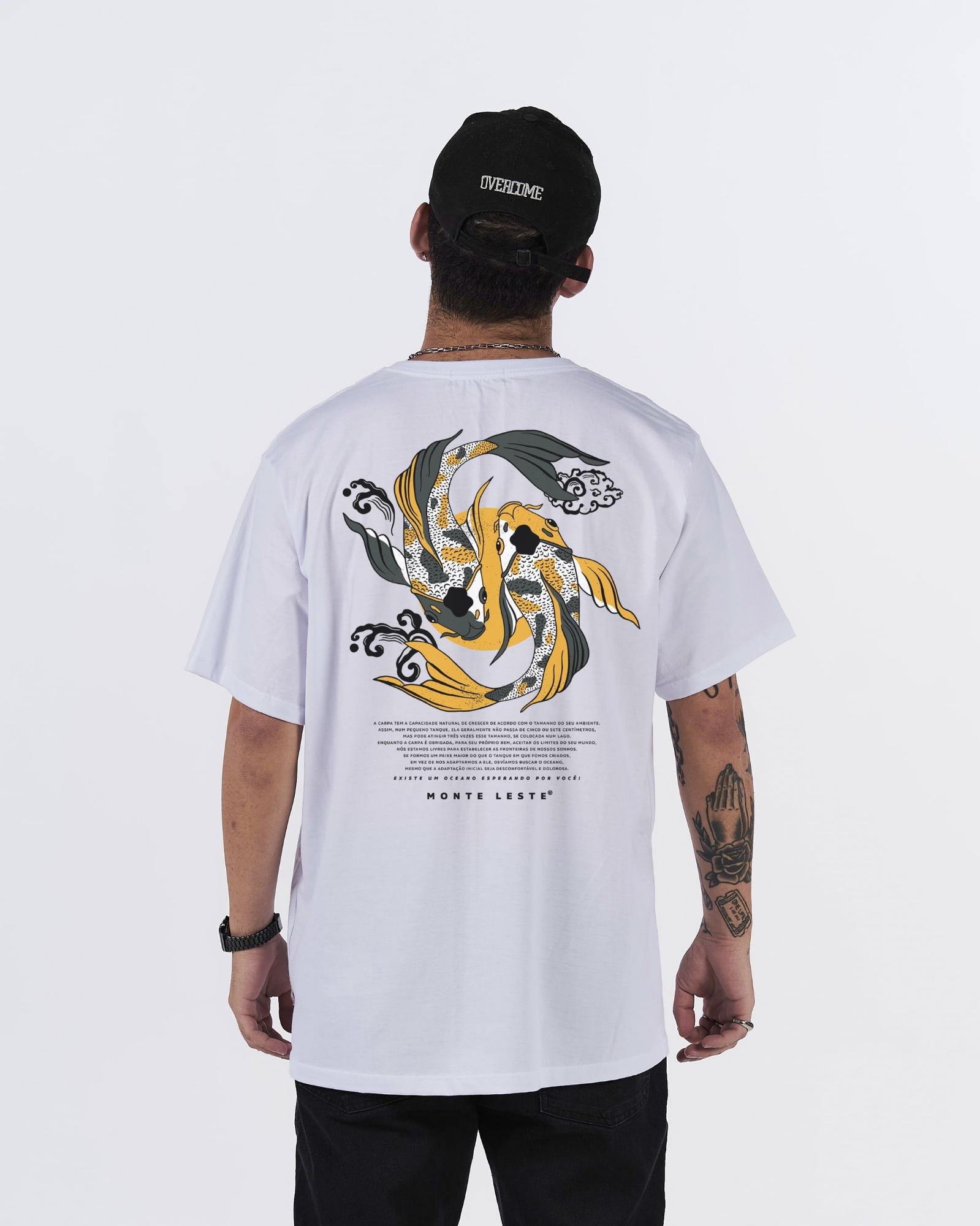 camisetas camiseta estampada monte leste carp branco p 1630529912238