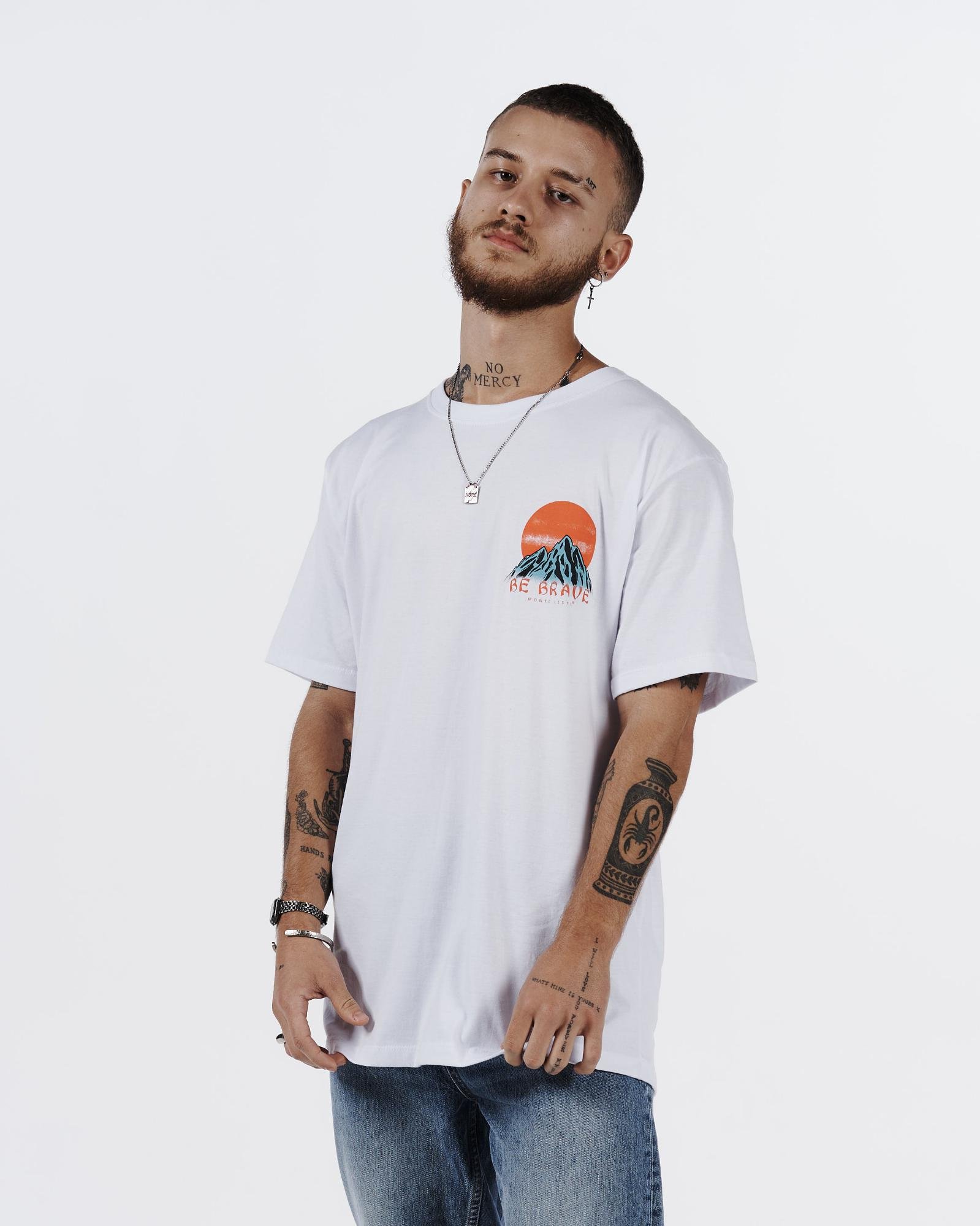 camisetas camiseta estampada monte leste bird branco p 1618672450128
