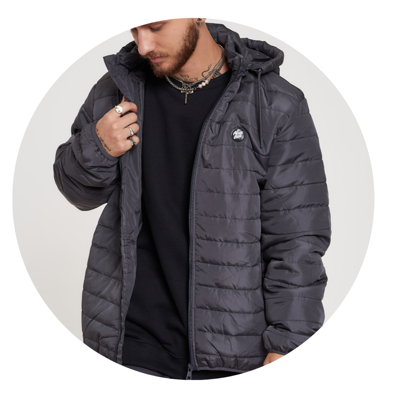 Jaqueta Monte Leste Bomber Nevada - Preto