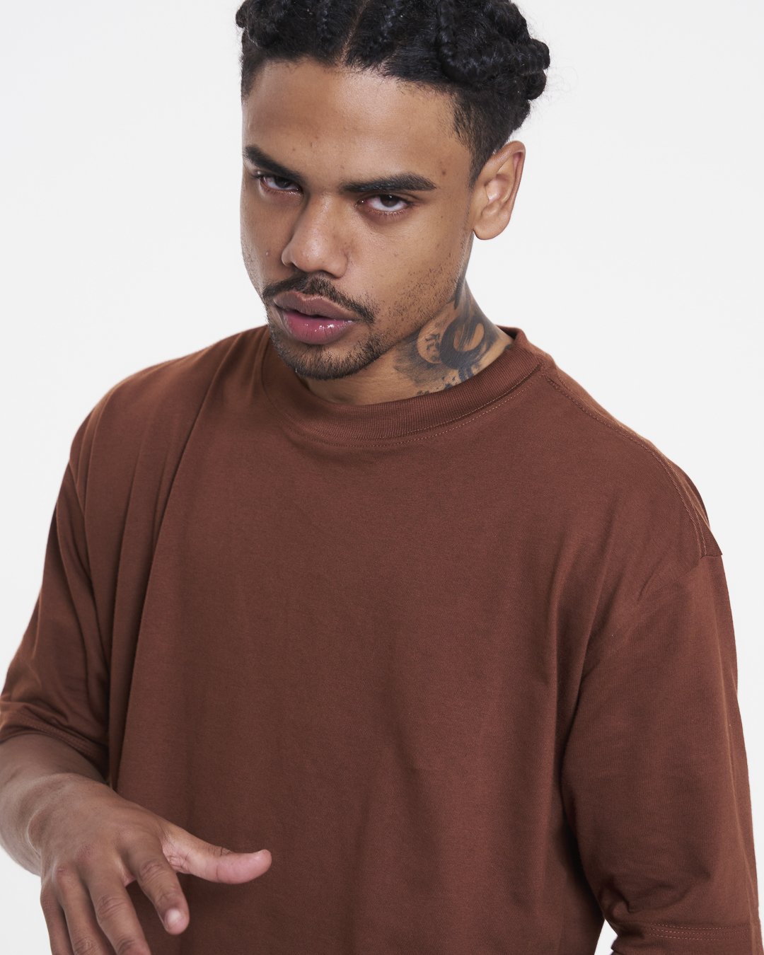 Camiseta Oversized Monte Leste - Marrom