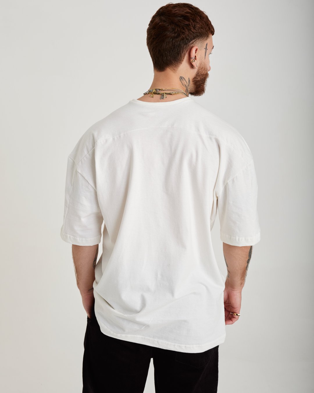 Camiseta Jersey Oversized - Classic Off White
