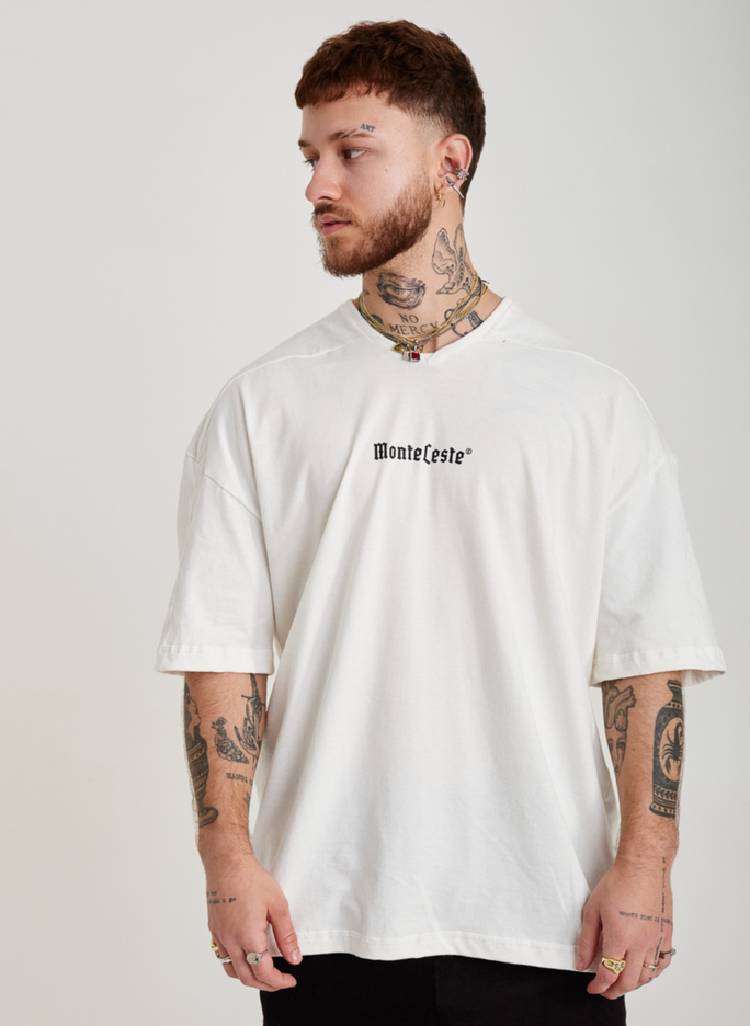 Camiseta Jersey Oversized - Classic Off White