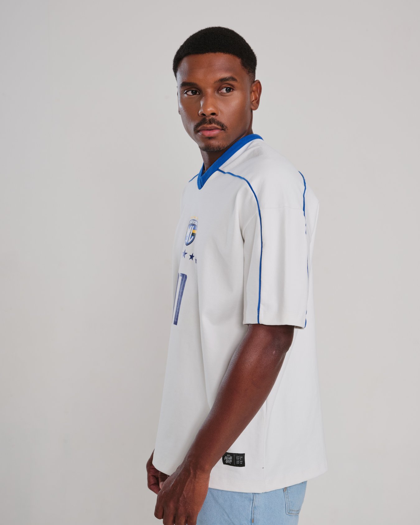 Camiseta Jersey Oversized 11 - Off White
