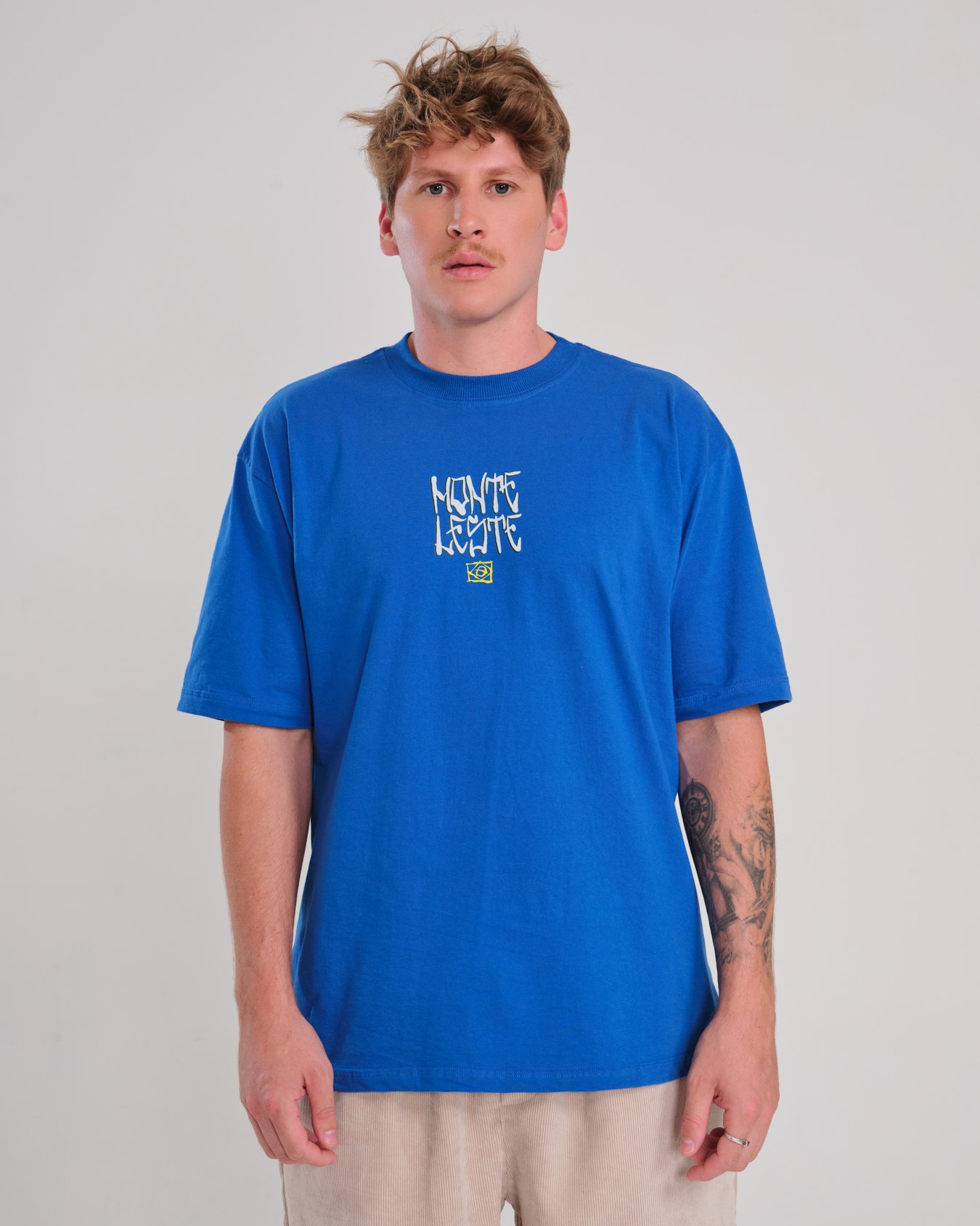 Camiseta Oversized Estampada Brazil