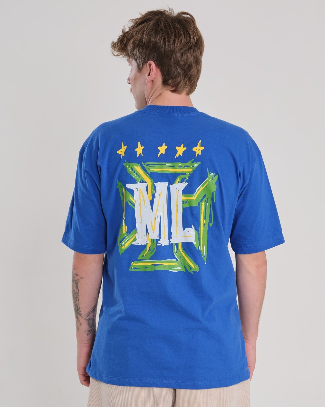 CHRISTOPH BROICH カットソー　ベルギー　M Camiseta Oversized Estampada Brazil