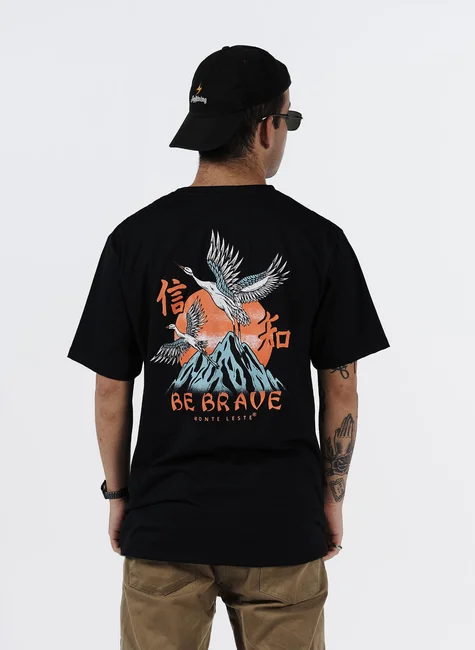 camisetas camiseta estampada monte leste bird preto p 1618670734131