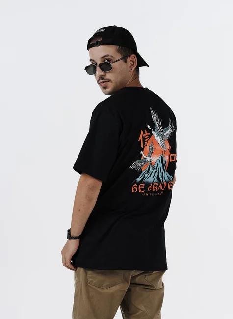 camisetas camiseta estampada monte leste bird preto p 1618670724271