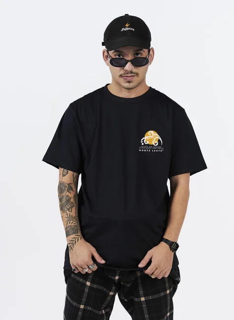 camisetas camiseta estampada monte leste carp preto p 1631631434972