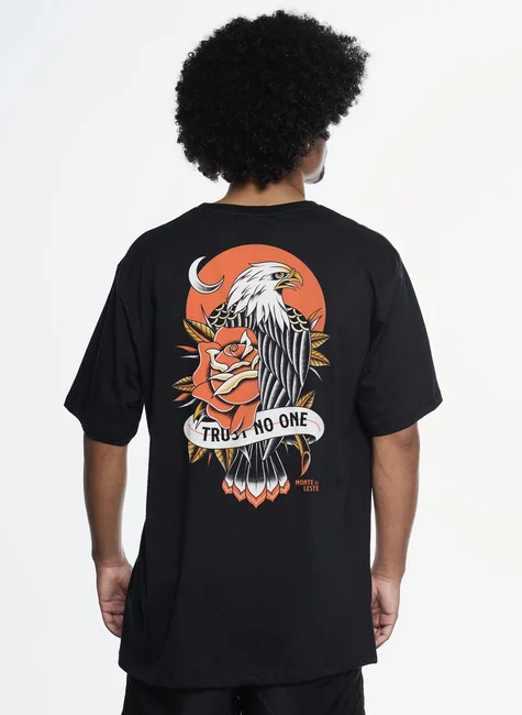 camisetas camiseta monte leste trust preto p 1660087018948