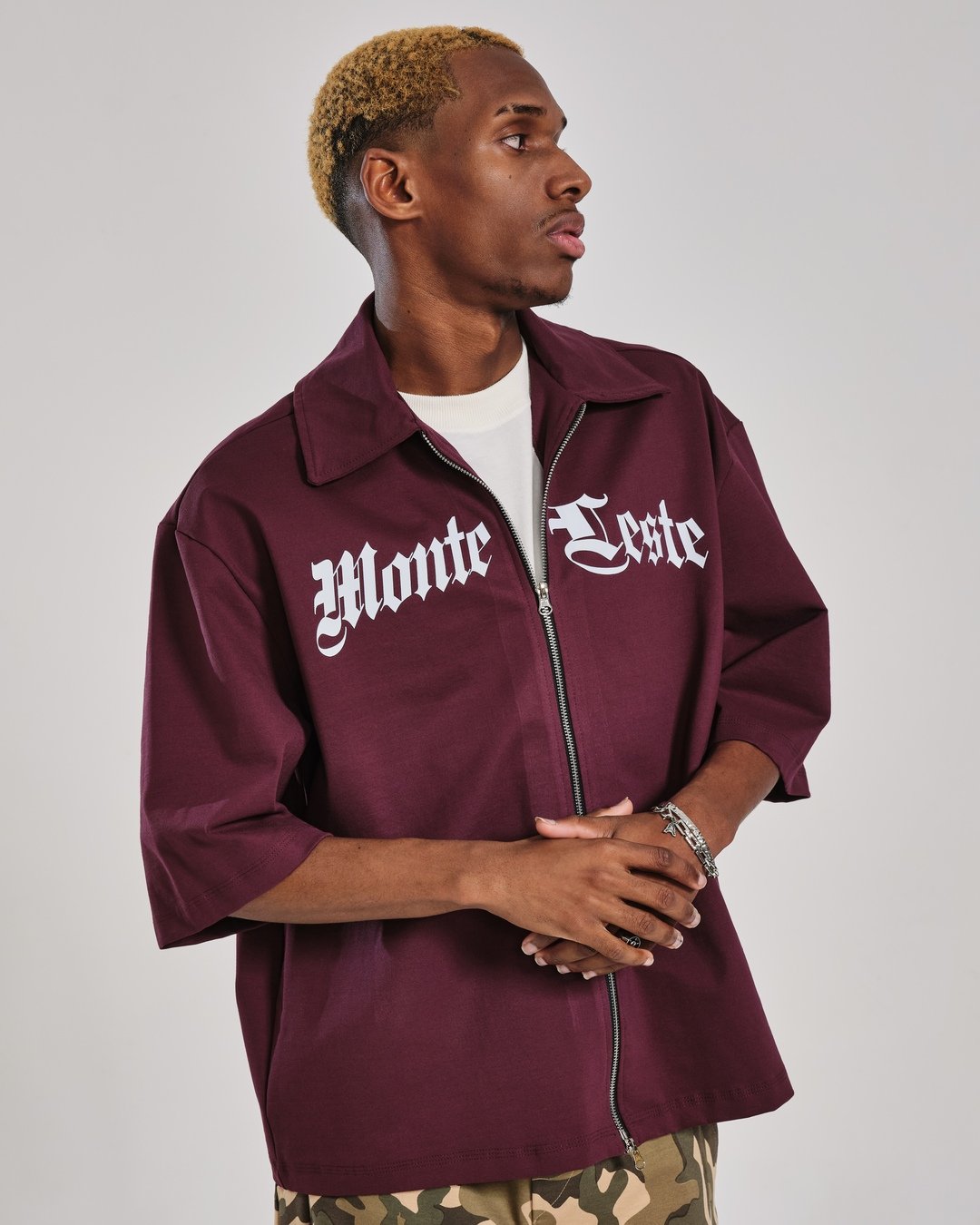 camisa worker zi per duplo less bordo