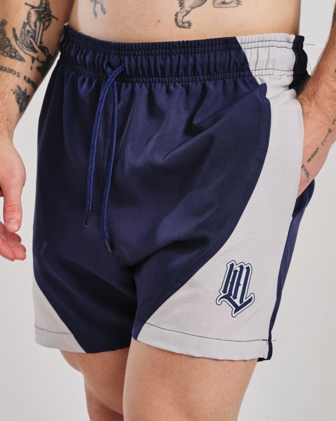 shorts bermuda d a gua curve marinho